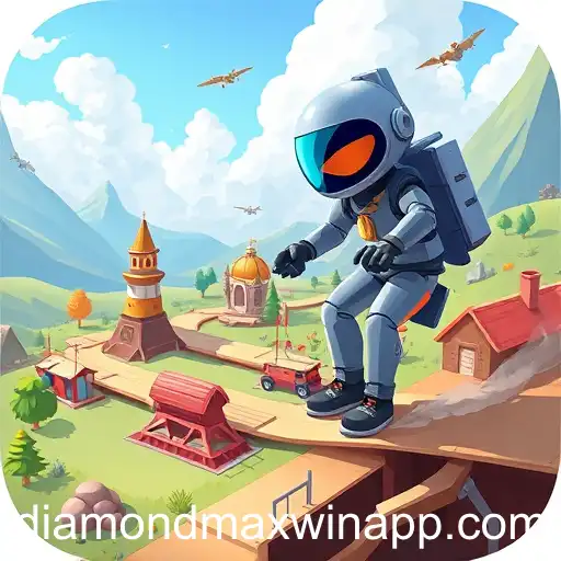 Exploring 'Simulation Worlds' with the Diamond Maxwin App